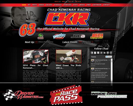 Driver Websites Develops Veteran Website for Champion Chad Kemenah