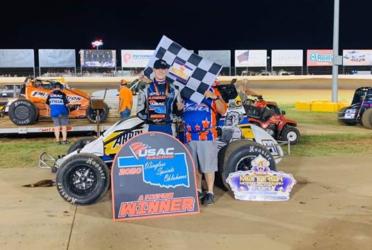 GASS IS KING OF MONARCH IN USAC WSO OPENER