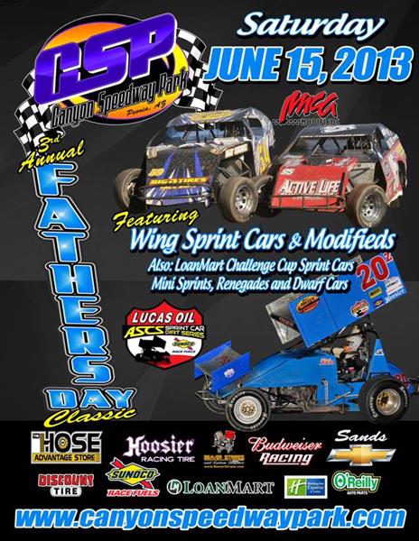 ASCS Southwest Region Canyon bound for Father's Day Classic