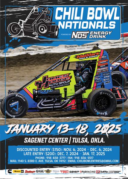 LOOKING AHEAD: 2025 Chili Bowl Entries Open November 6