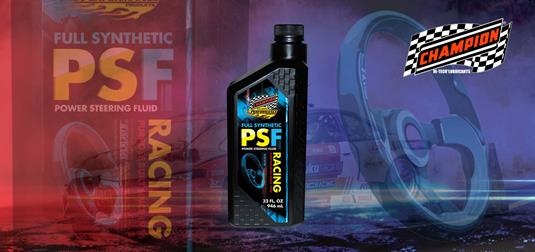 Champion Oil Now Offers Full-Synthetic Racing Power Steering Fluid