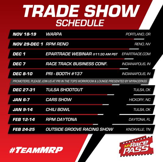 MyRacePass attends full slate of upcoming trade shows