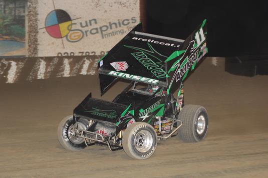 Kinser Records Pair of Top 15s During Opening Weekend of Winter Heat Sprint Car Showdown