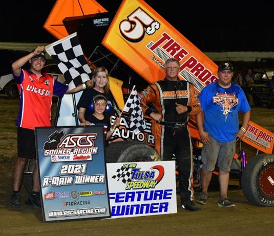 Danny Smith Wins ASCS Sooner Debut At The New Tulsa Speedway