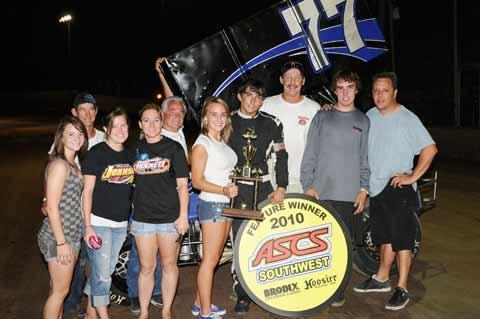 Gabbard Takes ASCS Southwest Honors in Winged Debut!