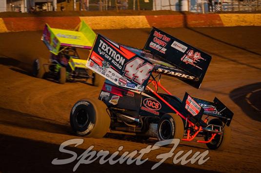 Starks Charges to Top Five at Selinsgrove and Sets New Track Record at Bedford With All Stars
