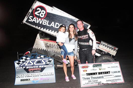 Bryant Uses Late-Race Pass to Score ASCS Gulf South Victory