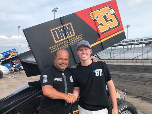 Daniel Nets 12th-Place Result During Debut at Knoxville Raceway