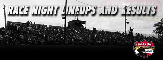 Lineups/Results - Black Hills Speedway Rushmore Rumble - Night 1