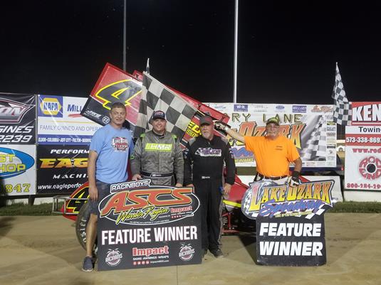 Evan Martin Leads It All With ASCS Warrior Region At Lake Ozark Speedway