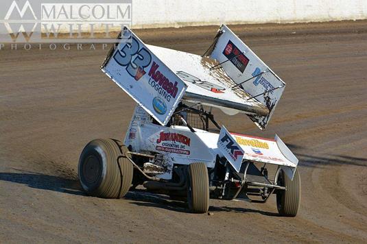 Van Dam Starts Strong Before Wild Wreck at Cottage Grove Opener