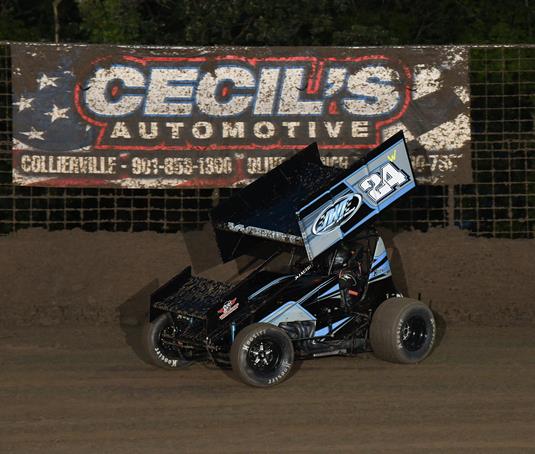 West Jr. Soaks Up First Laps on Biggest Track He’s Competed at in Sprint Car