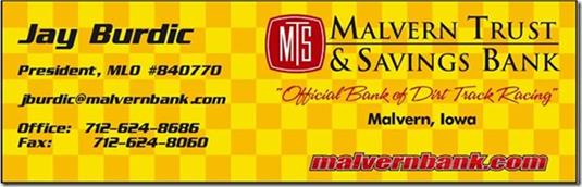 We would like to welcome Malvern Bank