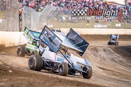 Starks Picks Up Top-10 Result During World of Outlaws Race at Skagit Speedway