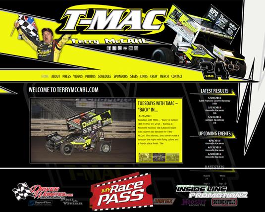 Driver Websites Redesigns Website for TMAC Motorsports