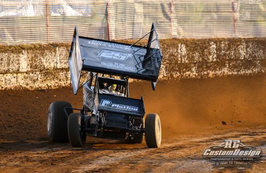 Arenz shakes off early challenges, secures top-10 IRA 34 Raceway showing