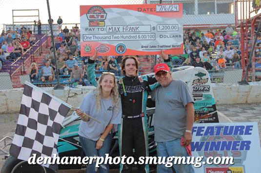 MAX FRANK SECURES THE WIN AT TRI-CITY