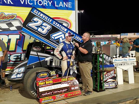 Chase Dietz Picks Up $20K to Win Living Legends Dream Race; Saterlee Goes to Victory Lane in Late Models