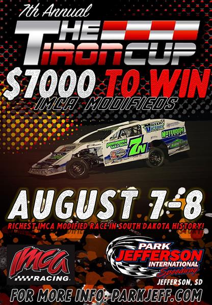 August 7-8 sees Iron Cup riches at Park Jefferson Speedway