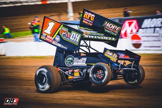 Swindell Wins World of Outlaws Heat Race and Places Third in Dash Before Rain Strikes Jacksonville