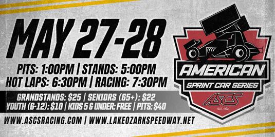 Lake Ozark Speedway’s Spring Sprint Showdown Approaches for May 27-28 Weekend