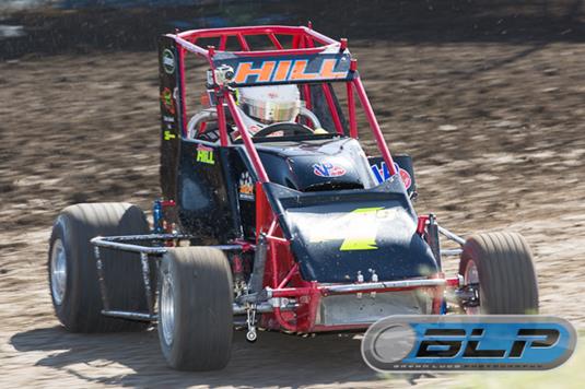 Hill Makes Two Features in First CA Speedweek Appearance
