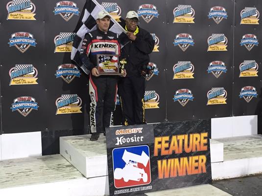 Kerry Madsen Captures First Career National Sprint League Win at Knoxville Raceway