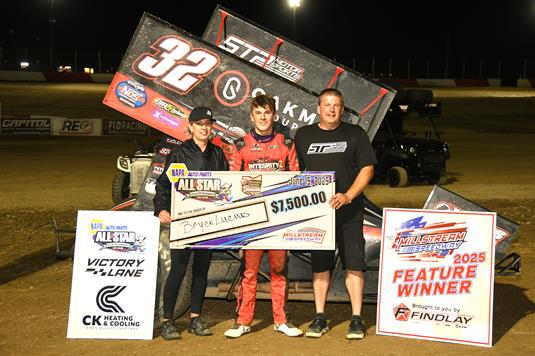 Bryce Lucius Wins First Feature of Ohio Sprint Speedweek