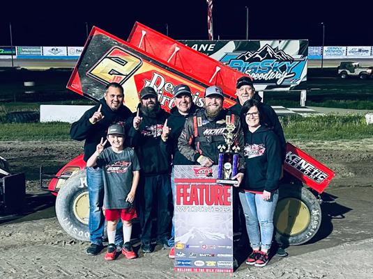 Miller Sweeps ASCS Frontier Region At Big Sky Speedway