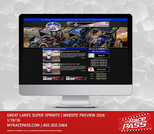 MyRacePass Creates Pro Platinum Website for Great Lakes Super Sprints