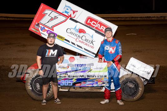 Connor Lee, Aaron Halpain, Jake Richards, Kevin Wasserman & Cale Hancock Headline Friday Night Lights at Tulsa Speedway