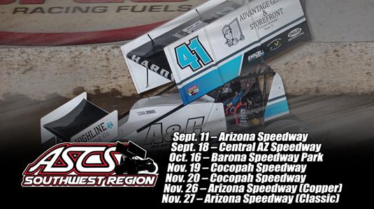 More Events Added To 2021 ASCS Southwest Region Lineup