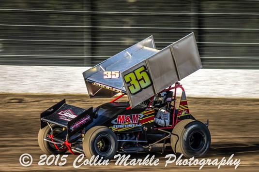 Scelzi Records Top Five While Doing Double Duty at Calistoga Speedway