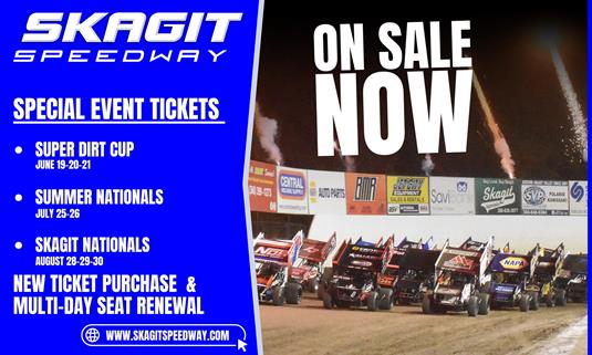 SPECIAL EVENT TICKETS NOW ON SALE