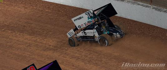 Swindell SpeedLab eSports Team Caps World of Outlaws Sprint Car iRacing Season With Strong Run at Knoxville