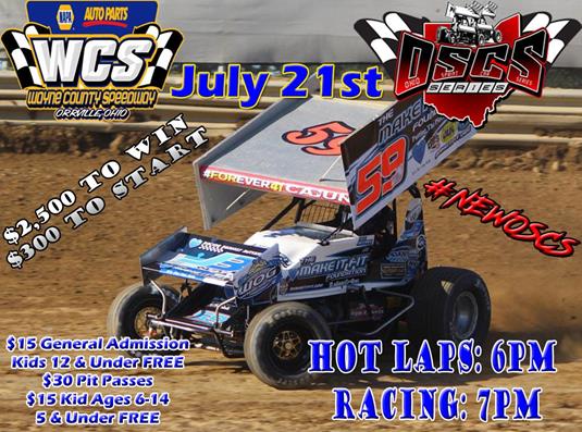 Ohio Sprint Car Series Visiting Wayne County Speedway This Saturday