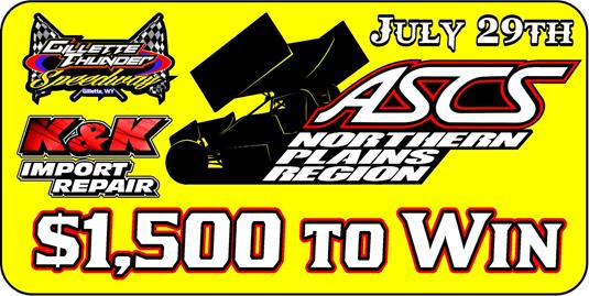 ASCS Northern Plains Region Sprint Car Tour - One Night only