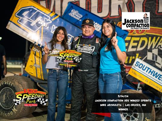 Mike Archuleta Maneuvers to Jackson Compaction POWRi Vado 305 Sprint Win