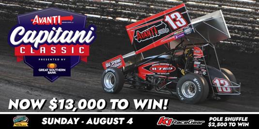 Capitani Classic Now Paying $13,000 to Win!