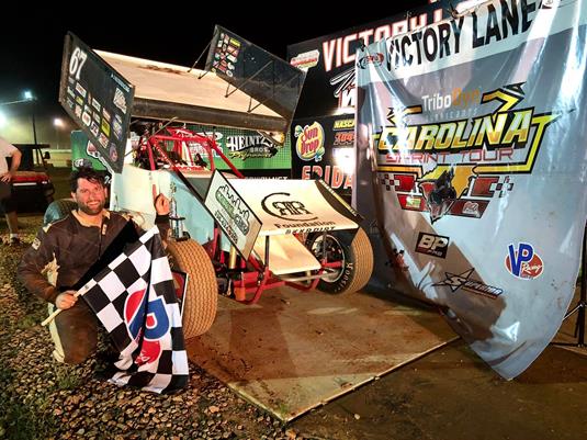 Jake McLain Scores TriboDyn Lubricants Carolina Sprint Tour Triumph at Carolina Speedway