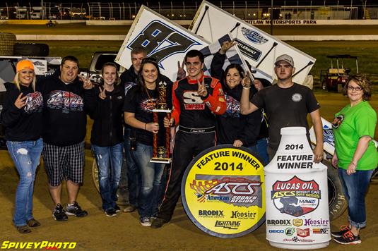 Aaron Reutzel Shines in Traffic for Second Lucas Oil ASCS Score