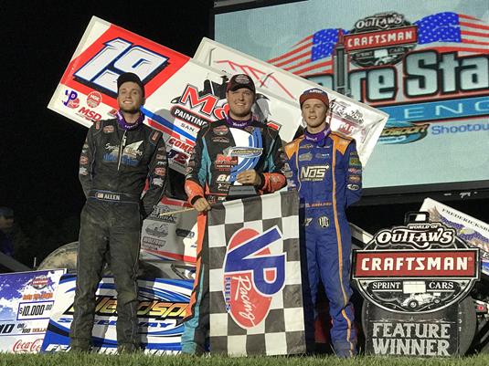 Brent Marks dominant at Weedsport for second World of Outlaws victory of 2018