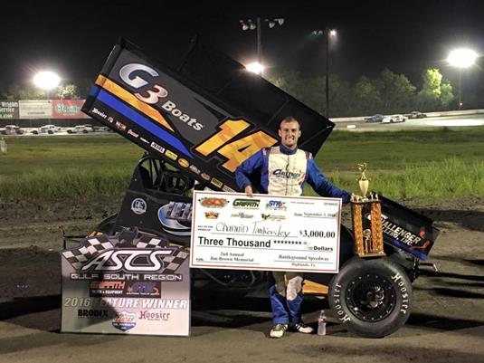 Tankersley Captures Record Fifth ASCS Gulf South Region Victory of Season