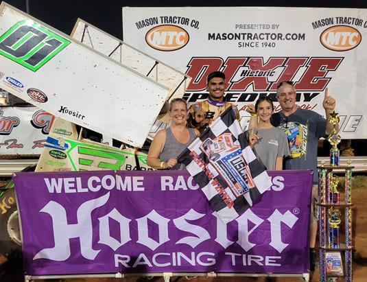 BOWLING SMOKES THE FIELD AND HIS ENGINE TO WIN USCS HELTON MEMORIAL AT DIXIE