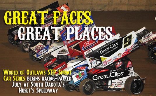 World of Outlaws STP Sprint Car Series Kicks off the Busiest Month of the Year at Huset’s Speedway