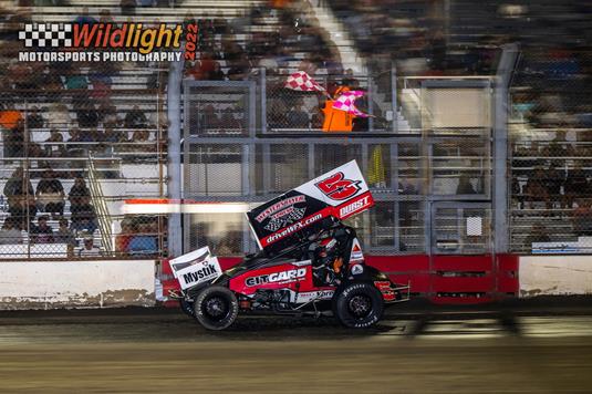 Timms tops Trophy Cup 28 opener at Thunderbowl; finishes eighth in points