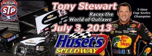 Tony Stewart Racing At Huset’s