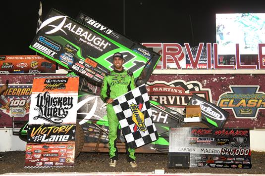 LAST-MINUTE MONEY-MAKER: Carson Macedo and Jason Johnson Racing Make Lernerville's $25,000 Silver Cup Their First High Limit