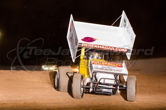 Hagar Forced to Rebuild Car Following Late-Race Crash at Short Track Nationals