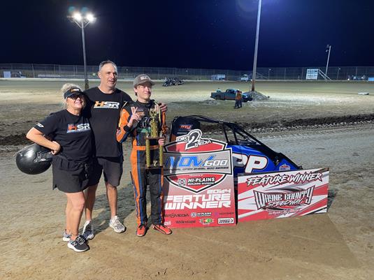 Soares Scores First NOW600 National Non-Wing Win while Weger Doubles Up on Victories at Wayne County Speedway!